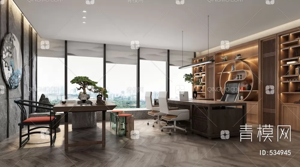 OFFICE SCENES – BLOCKS 3D MODELS – 159 – PRO