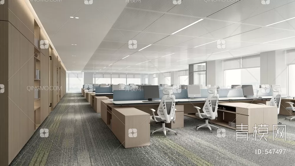 OFFICE SCENES – BLOCKS 3D MODELS – 165 – PRO