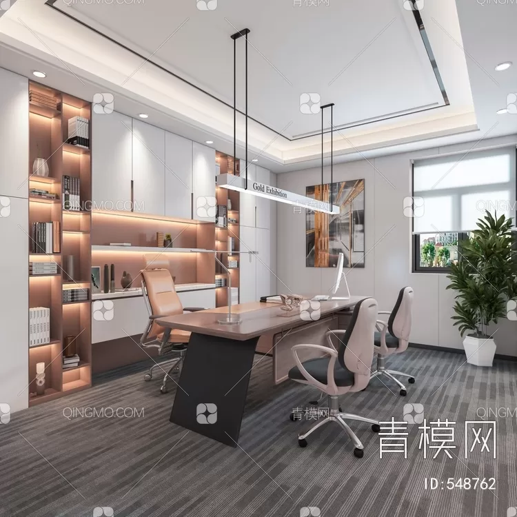 OFFICE SCENES – BLOCKS 3D MODELS – 170 – PRO