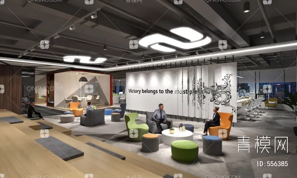 OFFICE SCENES – BLOCKS 3D MODELS – 177 – PRO