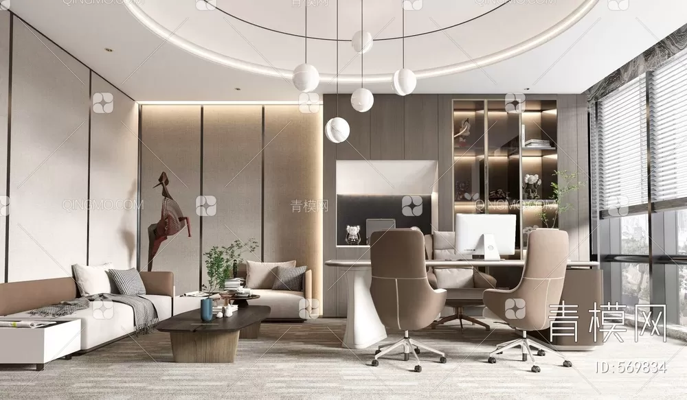 OFFICE SCENES – BLOCKS 3D MODELS – 190 – PRO