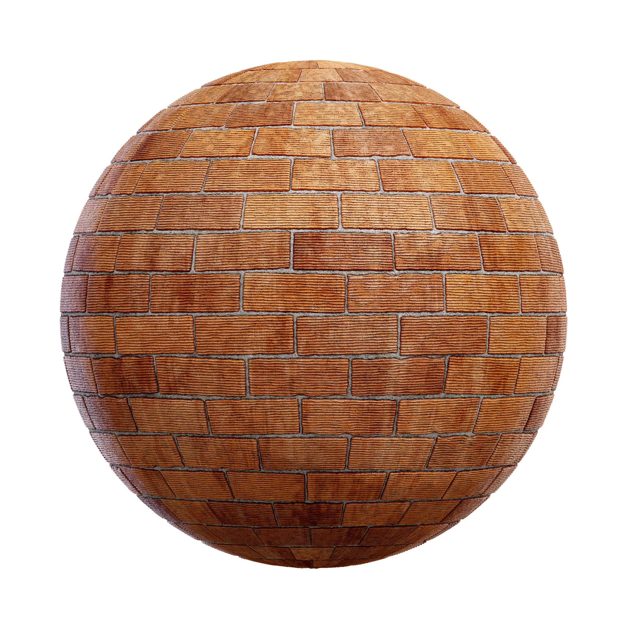 Blocks Exterior Brick Walls PBR Textures – 4K – 8K – orange_brick_wall_45_65