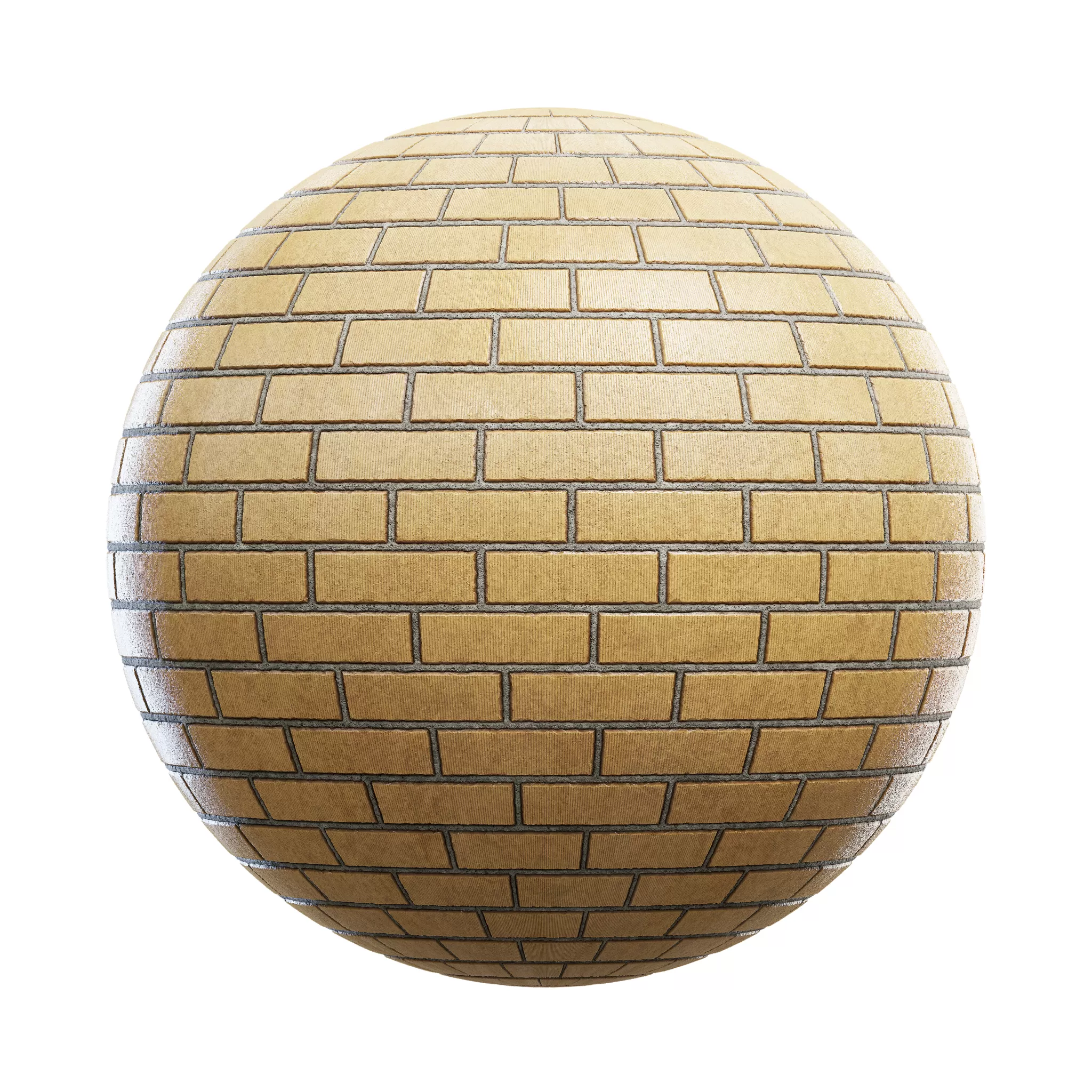 Blocks Exterior Brick Walls PBR Textures – 4K – 8K – yellow_brick_wall_45_01