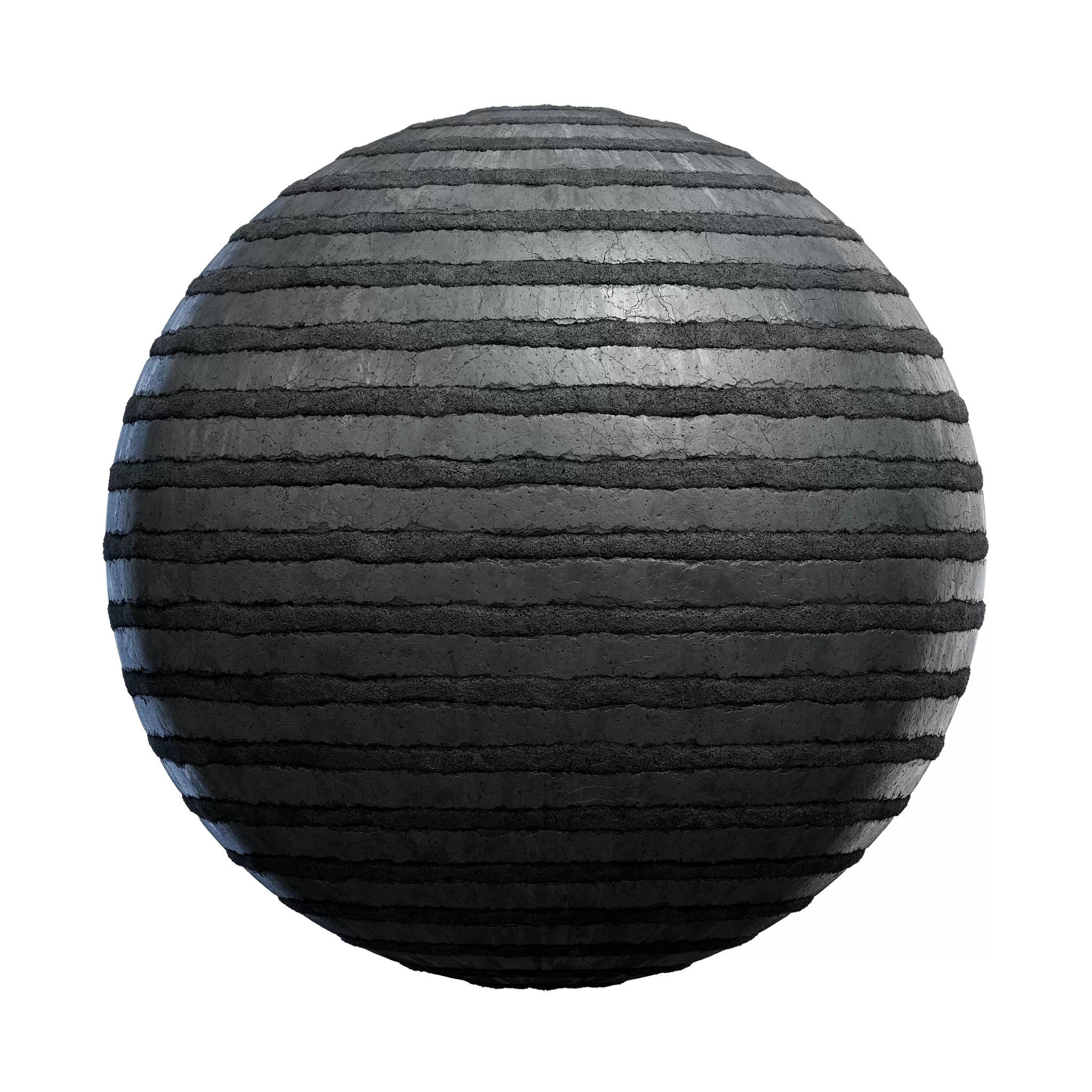 Blocks Exterior Concrete Walls PBR Textures – 4K – 8K – black_concrete_wall_46_57