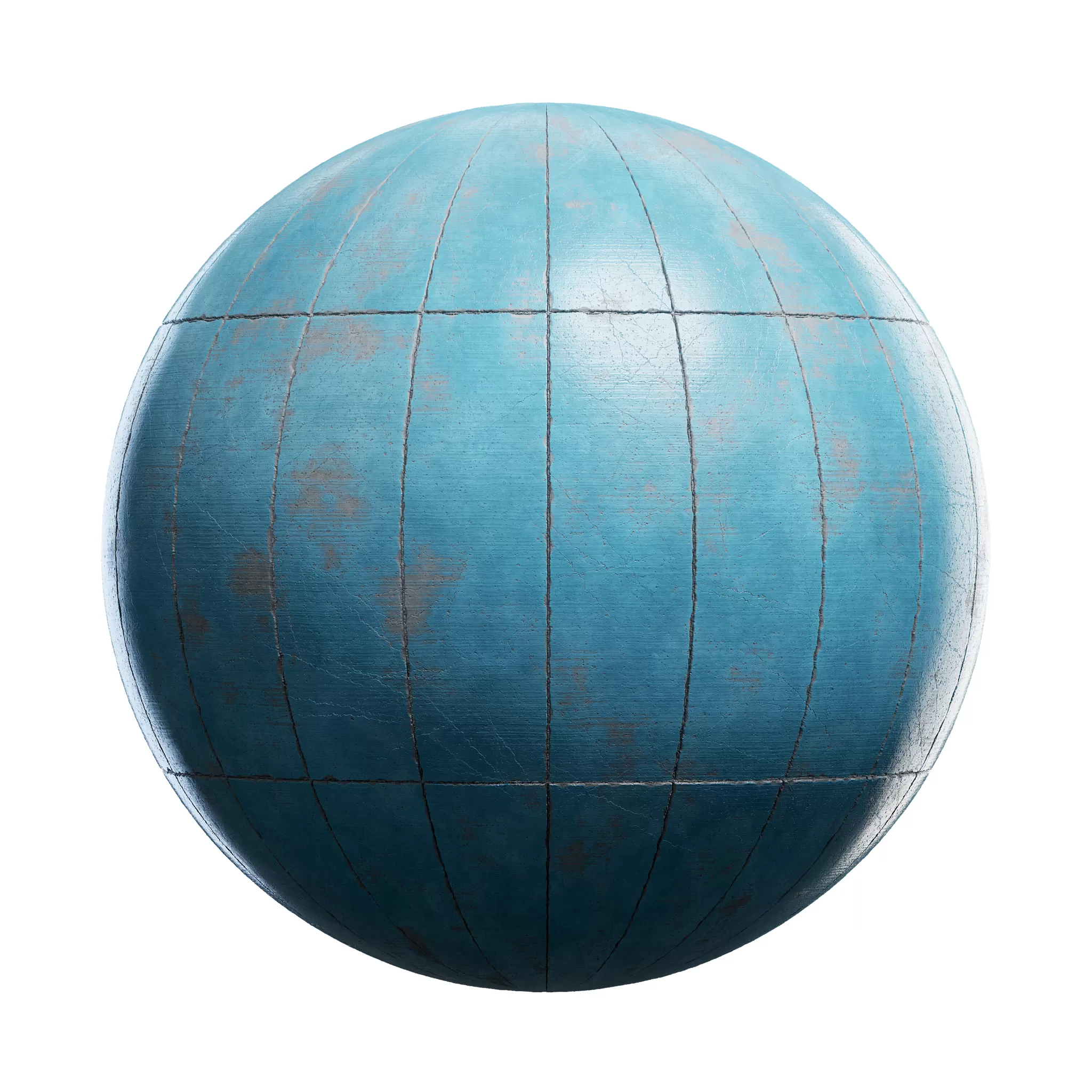 Blocks Exterior Concrete Walls PBR Textures – 4K – 8K – blue_painted_concrete_panels_46_70