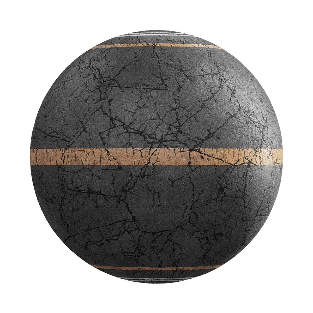 PBR Textures Volume 24 – Roads & Tracks – 4K – 8K – damaged_road_with_pavement_and_lanes_24_28