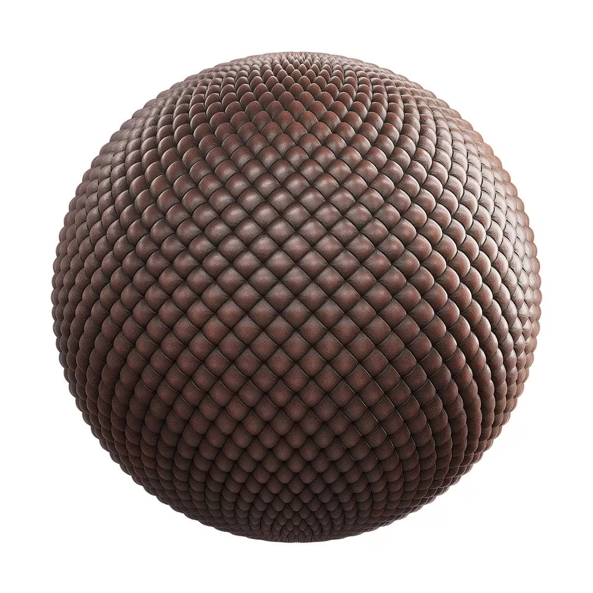 PBR Textures Volume 27 – Fabrics – 4K – 8K – quilted_brown_leather_26_49