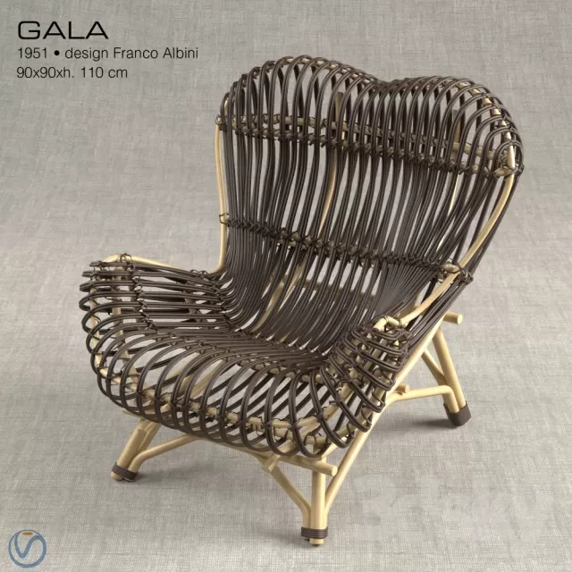 3DSKYMODEL – Armchair – 2947