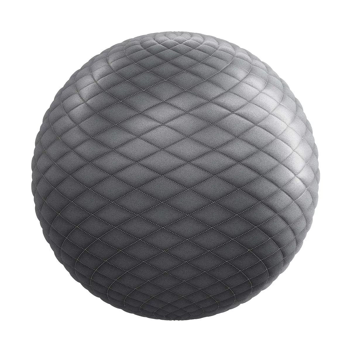 PBR Textures Volume 27 – Fabrics – 4K – 8K – quilted_grey_leather_26_97