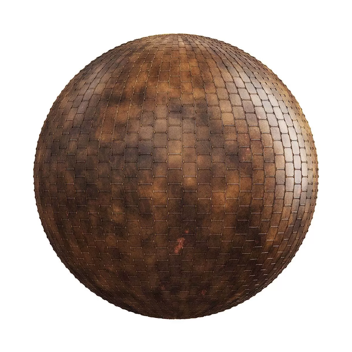 PBR Textures Volume 27 – Fabrics – 4K – 8K – stitched_brown_leather_26_93