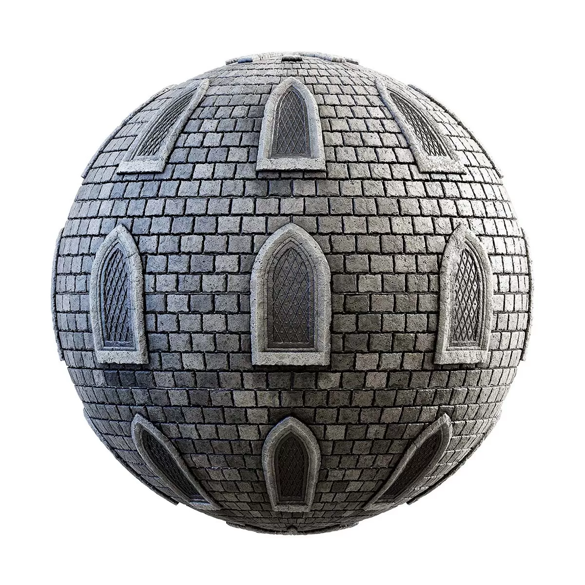 PBR Textures Volume 29 – Medieval – 4K – 8K – castle_wall_with_windows_29_82