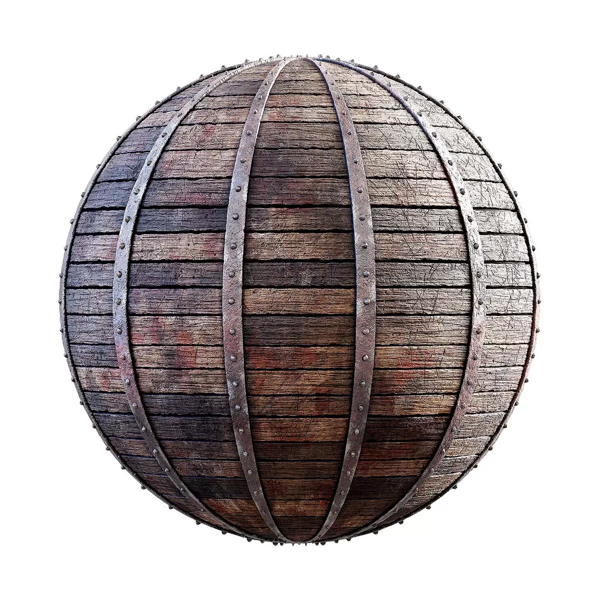 PBR Textures Volume 29 – Medieval – 4K – 8K – damaged_reinforced_wooden_planks_29_64