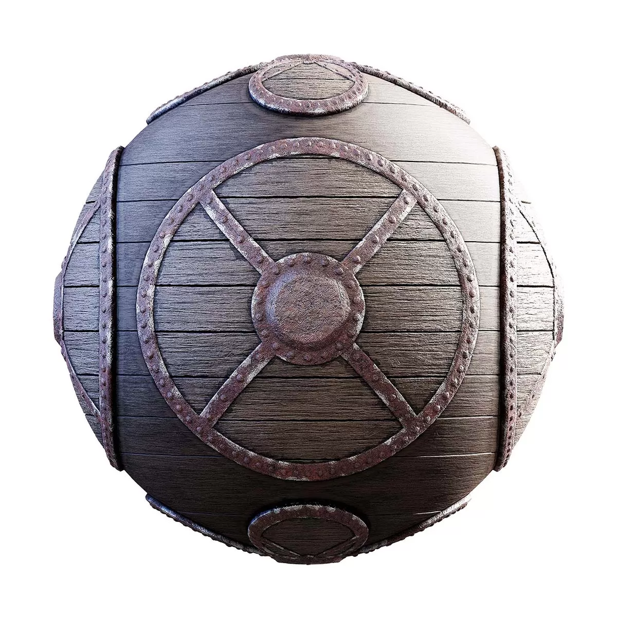 PBR Textures Volume 29 – Medieval – 4K – 8K – round_shield_29_68
