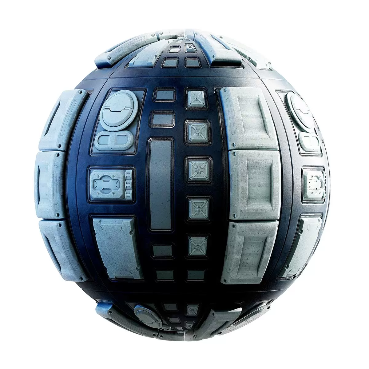 PBR Textures Volume 32 – Sci-Fi – 4K – 8K – blue_space_station_wall_28_48