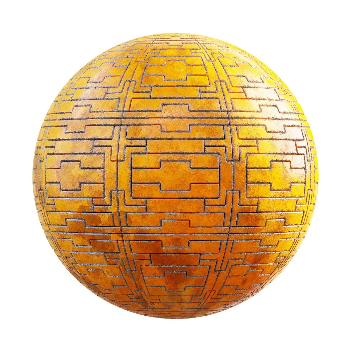 PBR Textures Volume 32 – Sci-Fi – 4K – 8K – orange_space_ship_wall_28_58
