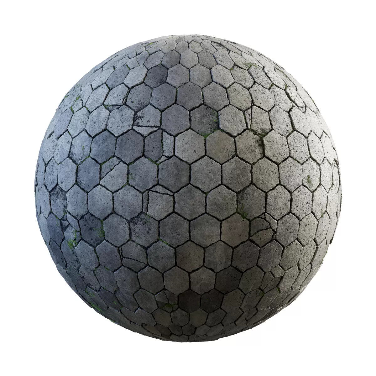 PBR Textures Volume 34 – Pavements – 4K – damageded_hexagon_concrete_pavement_36_49 PBR Textures Volume 34 – Pavements – 4K – damageded_hexagon_concrete_pavement_36_49