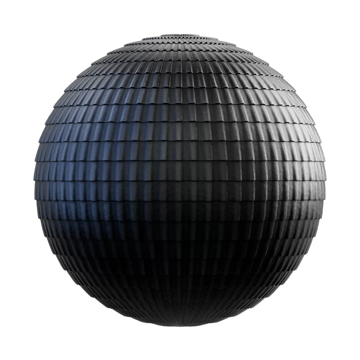 PBR Textures Volume 35 – Roofs – 4K – black_steel_tile_roof_35_38