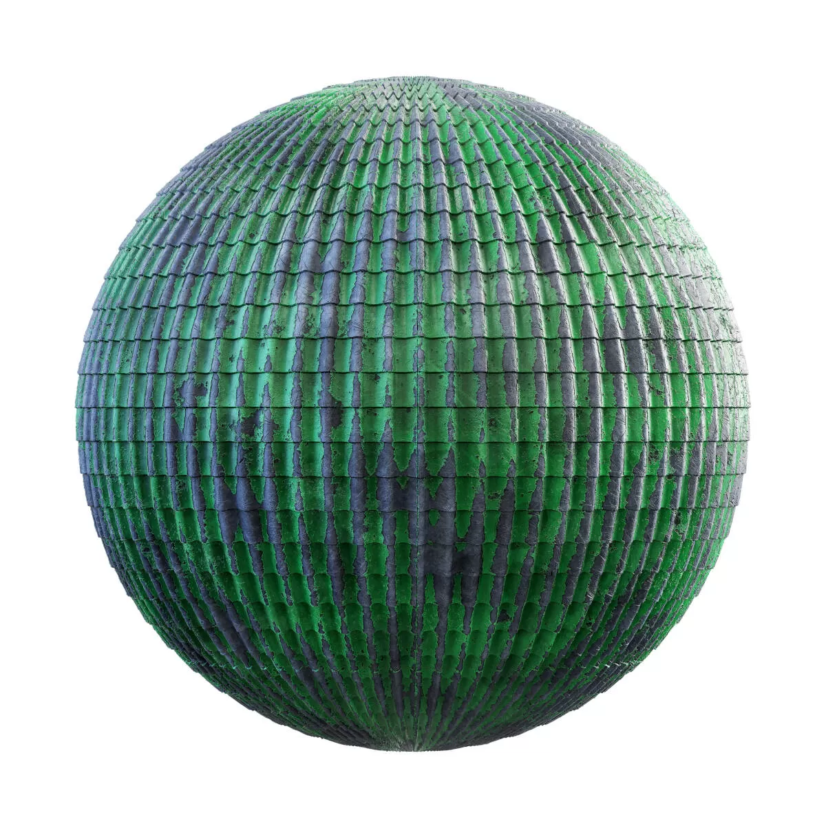 PBR Textures Volume 35 – Roofs – 4K – flaked_green_steel_tile_roof_35_34