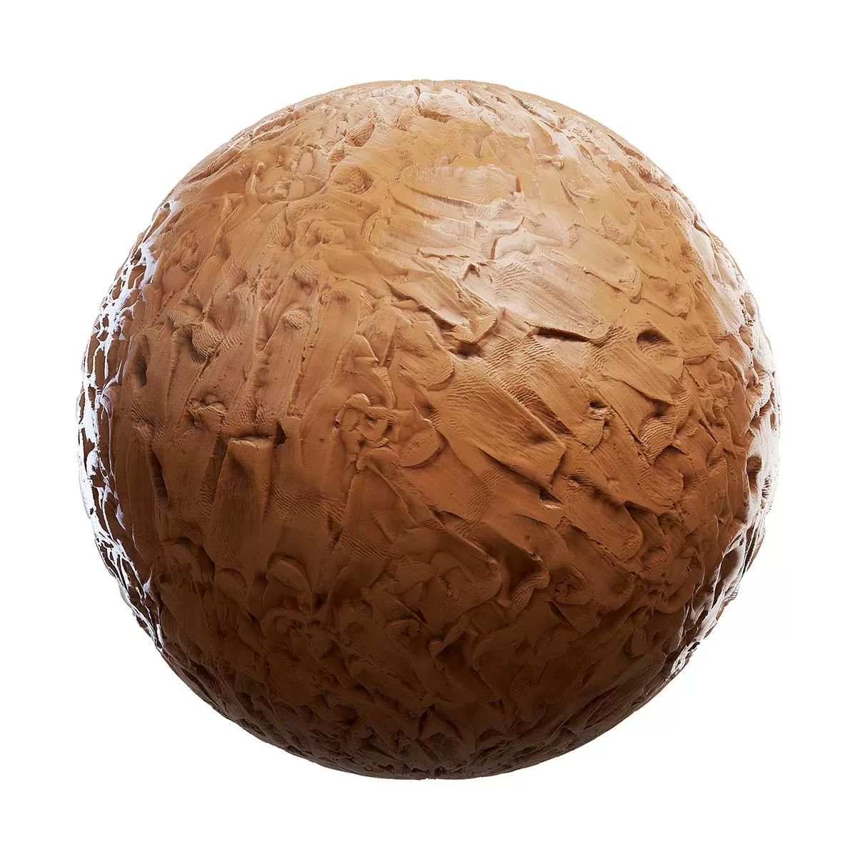 PBR Textures Volume 41 – Clay – 4K – 8K – brown_sculpting_clay_44_04