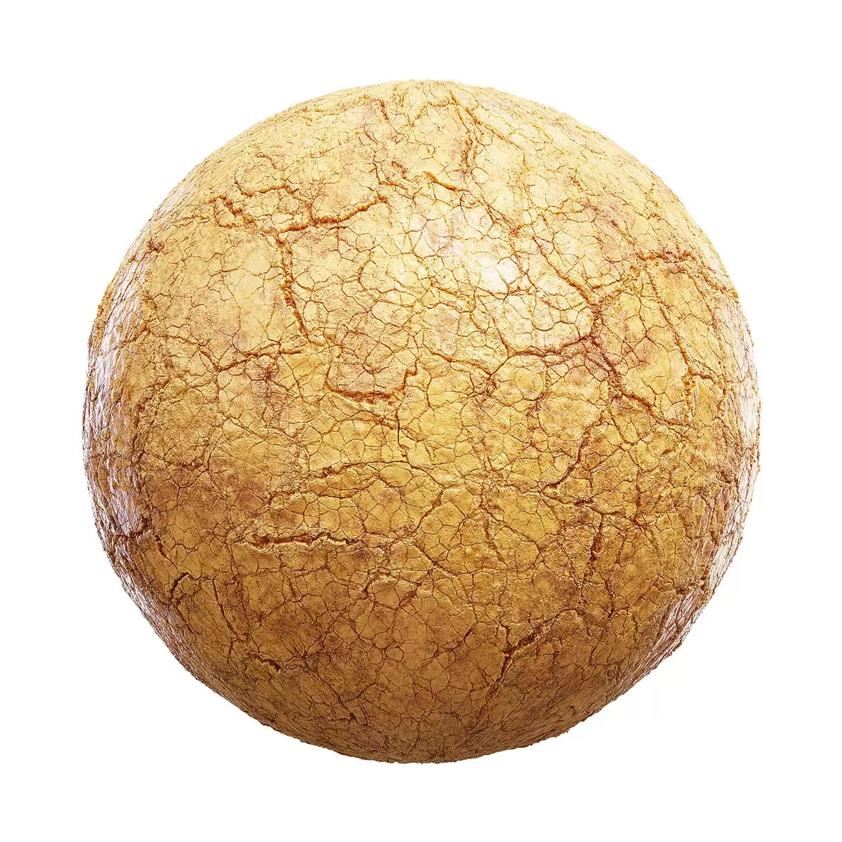 PBR Textures Volume 41 – Clay – 4K – 8K – cracked_yellow_clay_ground_44_93