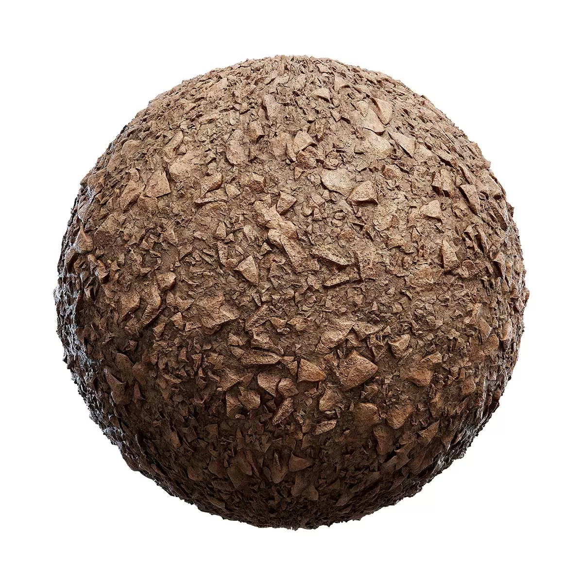 PBR Textures Volume 41 – Clay – 4K – 8K – damaged_brown_clay_fragments_44_23