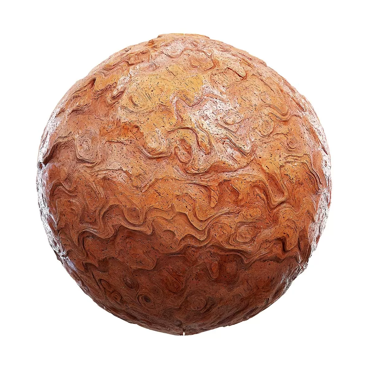 PBR Textures Volume 41 – Clay – 4K – 8K – dripping_brown_clay_44_29