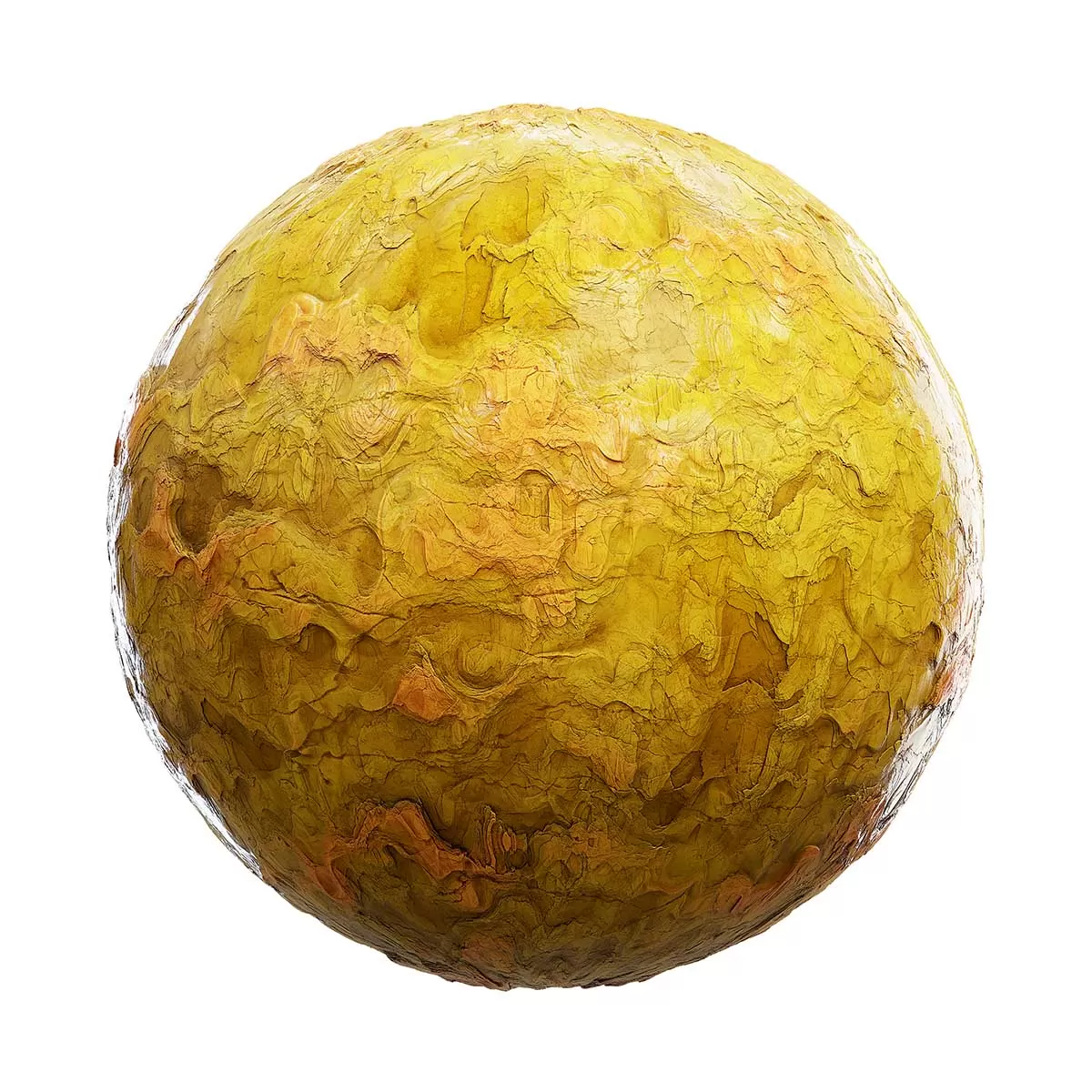 PBR Textures Volume 41 – Clay – 4K – 8K – rough_yellow_clay_44_54