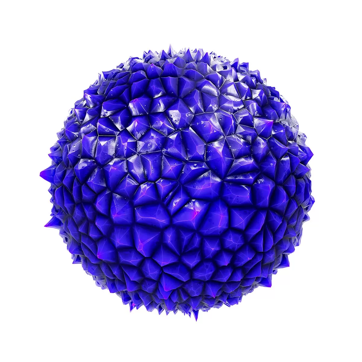 PBR Textures Volume 42 – Glass & Crystals – 4K – 8K – blue_crystals_43_38