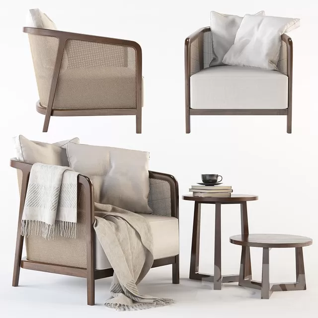 3DSKYMODEL – Armchair – 3047