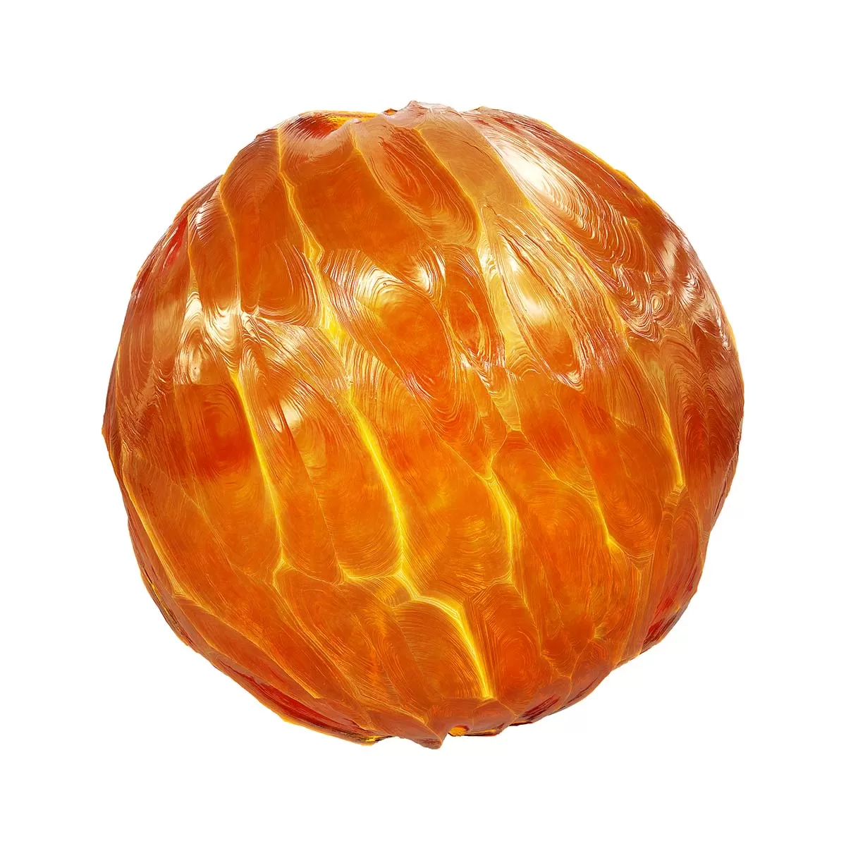 PBR Textures Volume 42 – Glass & Crystals – 4K – 8K – orange_crystal_43_07
