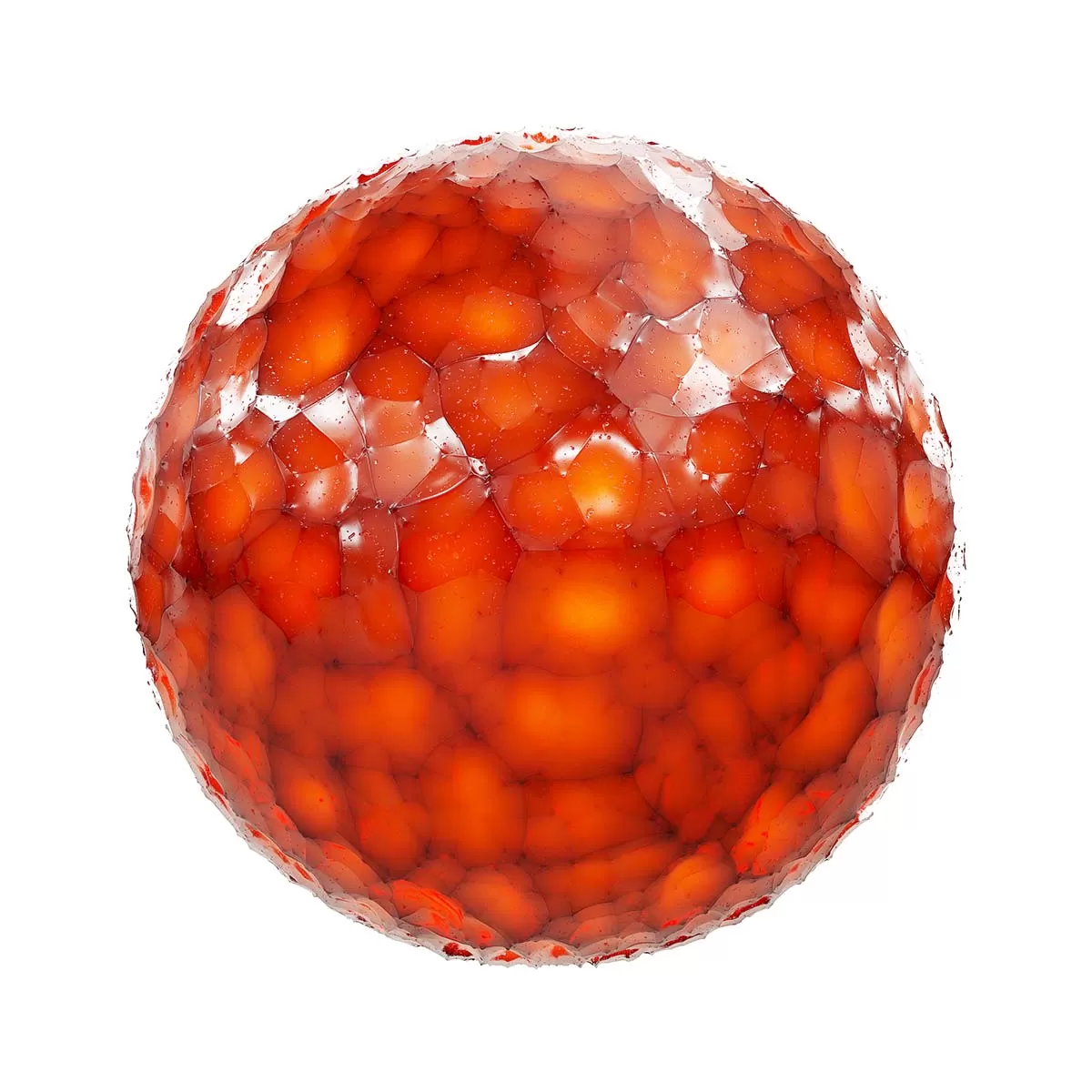 PBR Textures Volume 42 – Glass & Crystals – 4K – 8K – orange_crystal_43_26