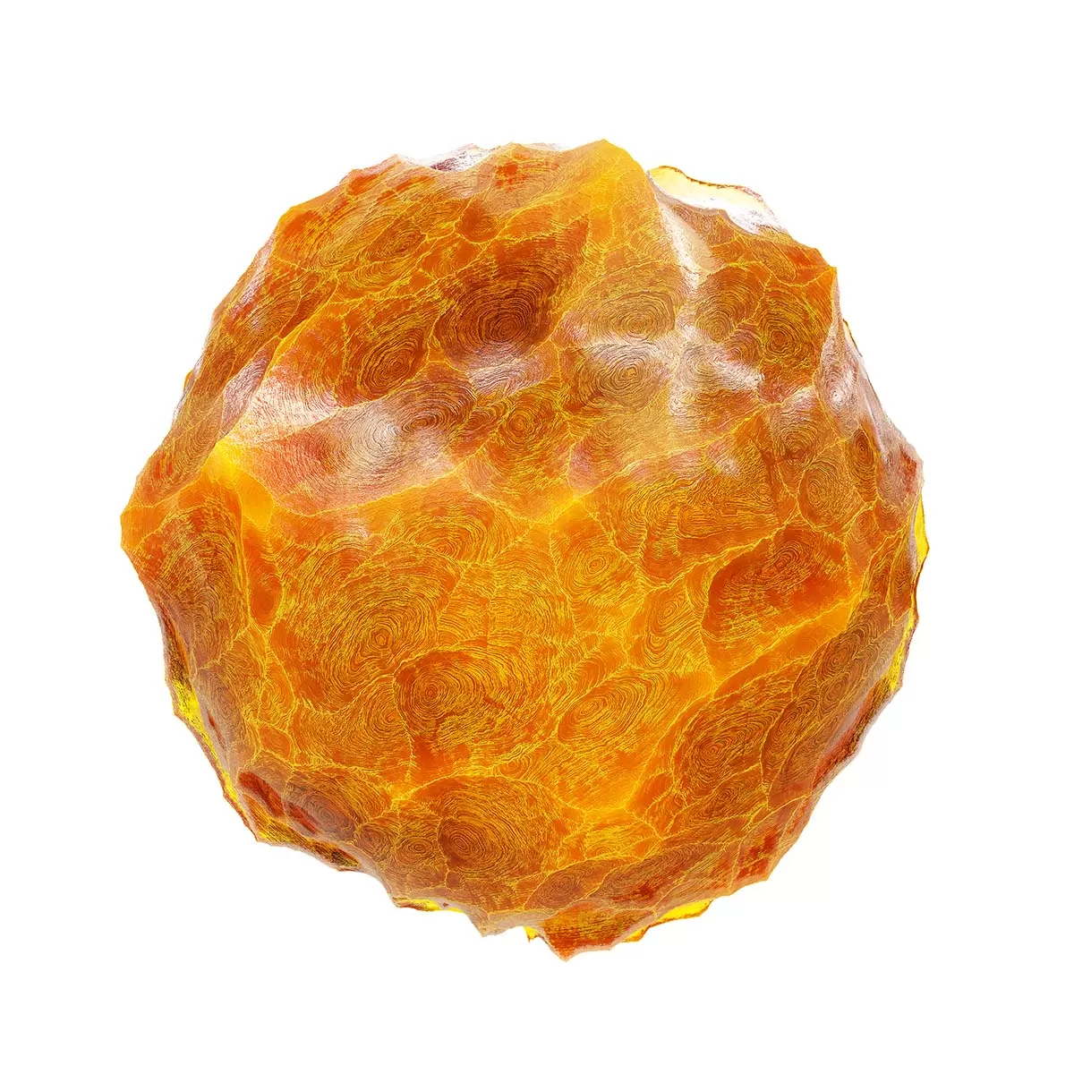 PBR Textures Volume 42 – Glass & Crystals – 4K – 8K – orange_crystal_43_40