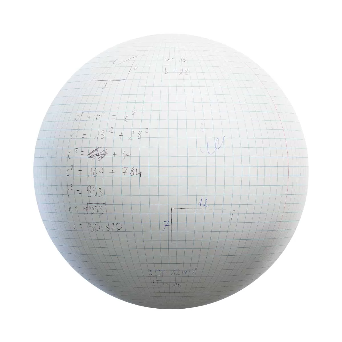 PBR Textures Volume 43 – Paper – 4K – 8K – checkered_paper_sheet_with_notes_42_05 PBR Textures Volume 43 – Paper – 4K – 8K – checkered_paper_sheet_with_notes_42_05