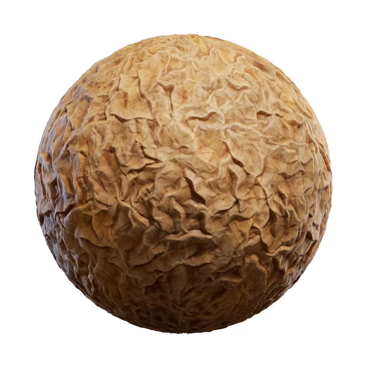 PBR Textures Volume 43 – Paper – 4K – 8K – crumpled_brown_paper_42_09