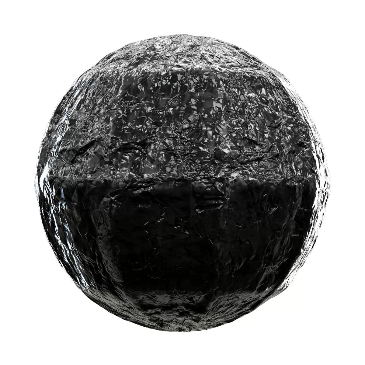 PBR Textures Volume 44 – Plastic – 4K – 8K – black_wrinkled_foil_on_a_frame_41_78