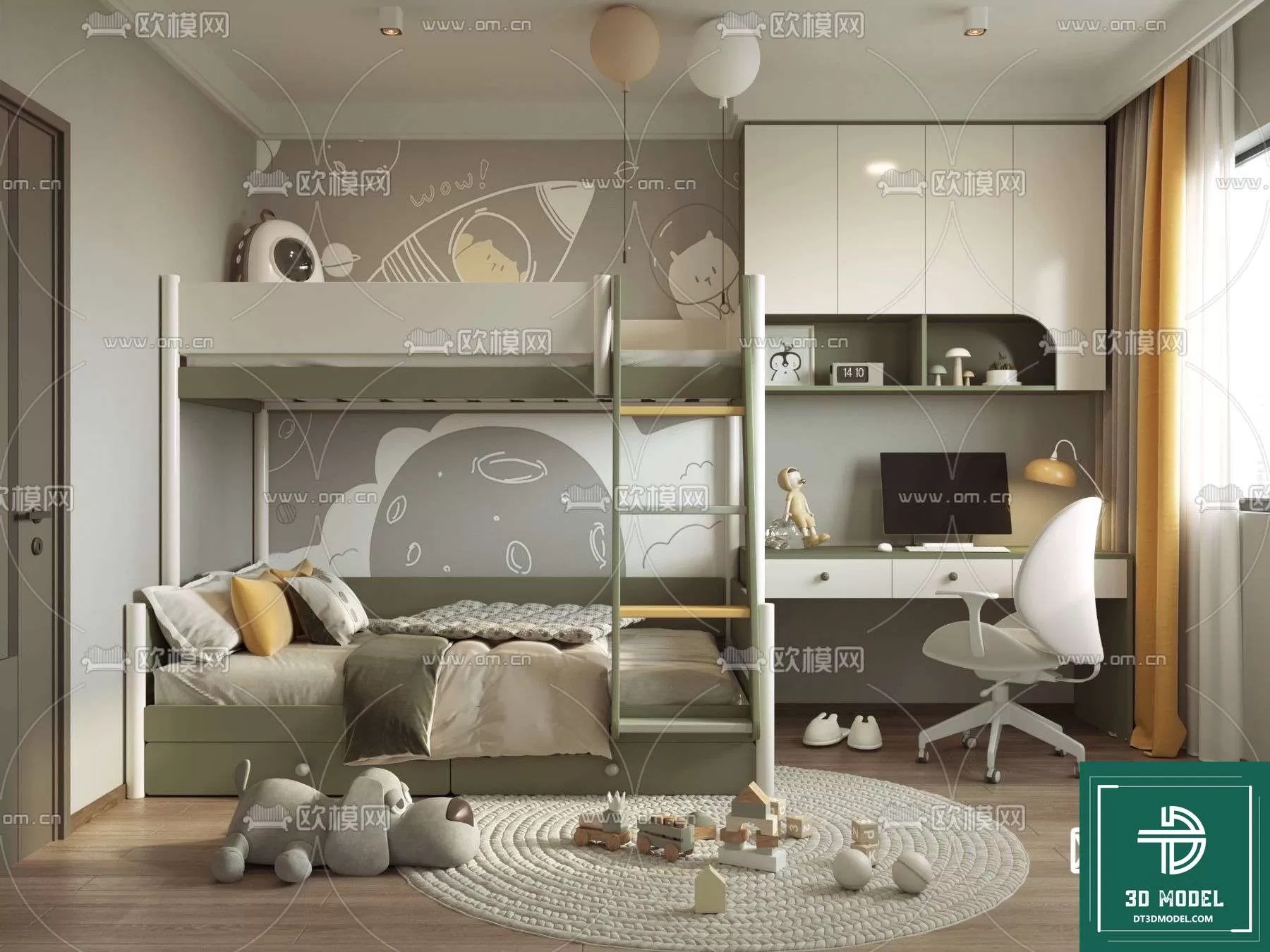 CHILDBED – 3DS MODELS – 023