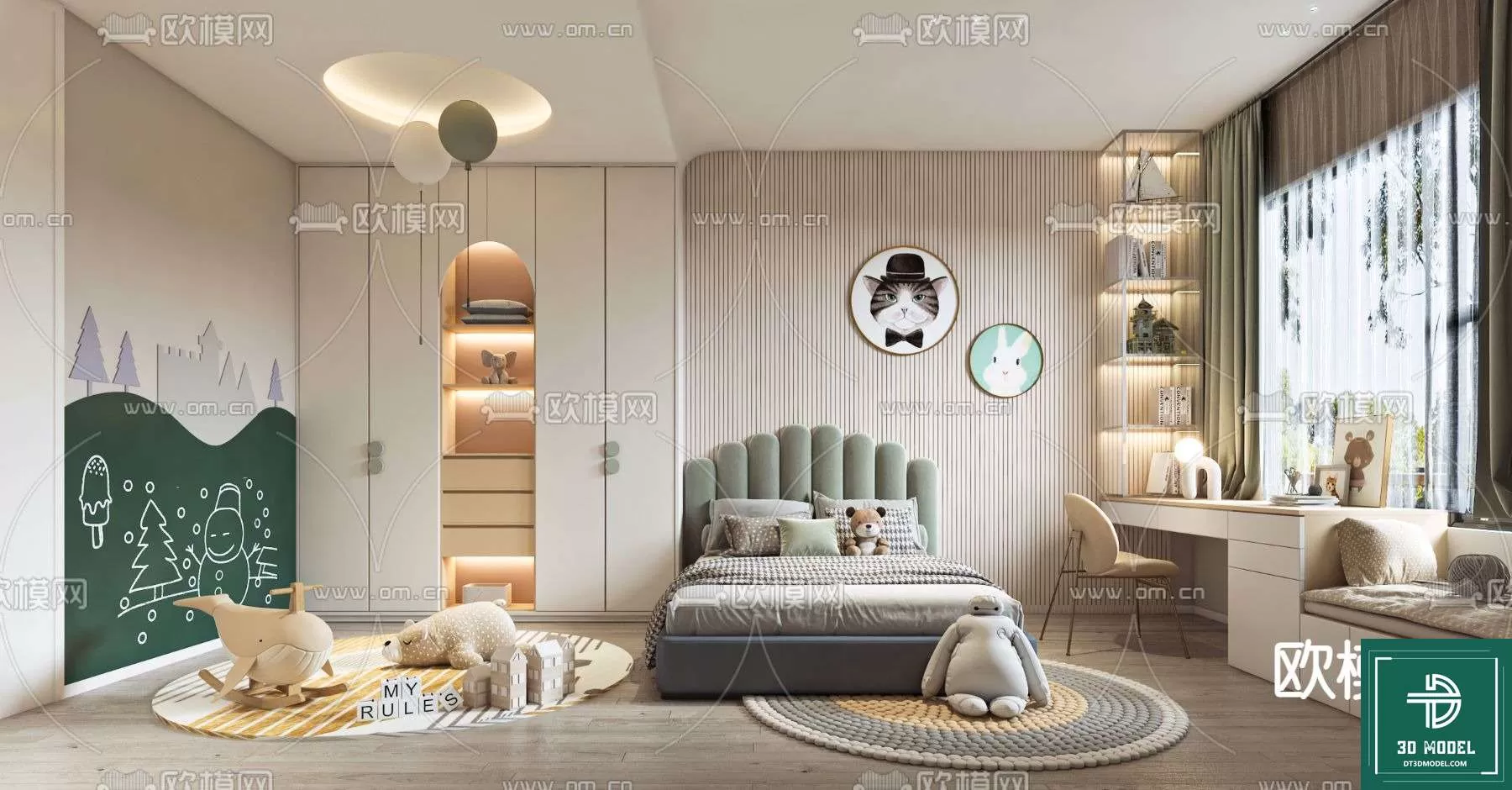 CHILDBED – 3DS MODELS – 031