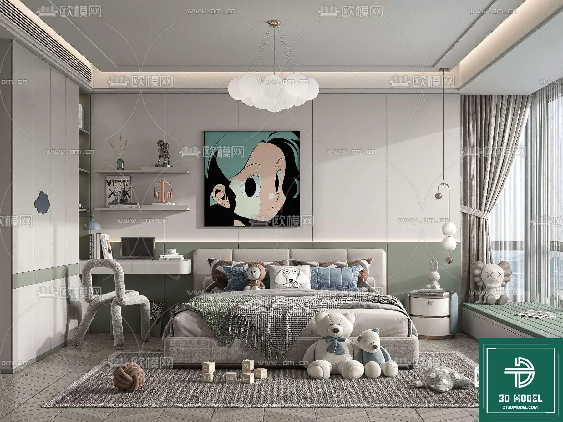 CHILDBED – 3DS MODELS – 065