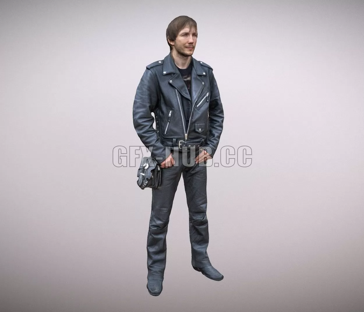 PBR Game 3D Model – 3d scanned man