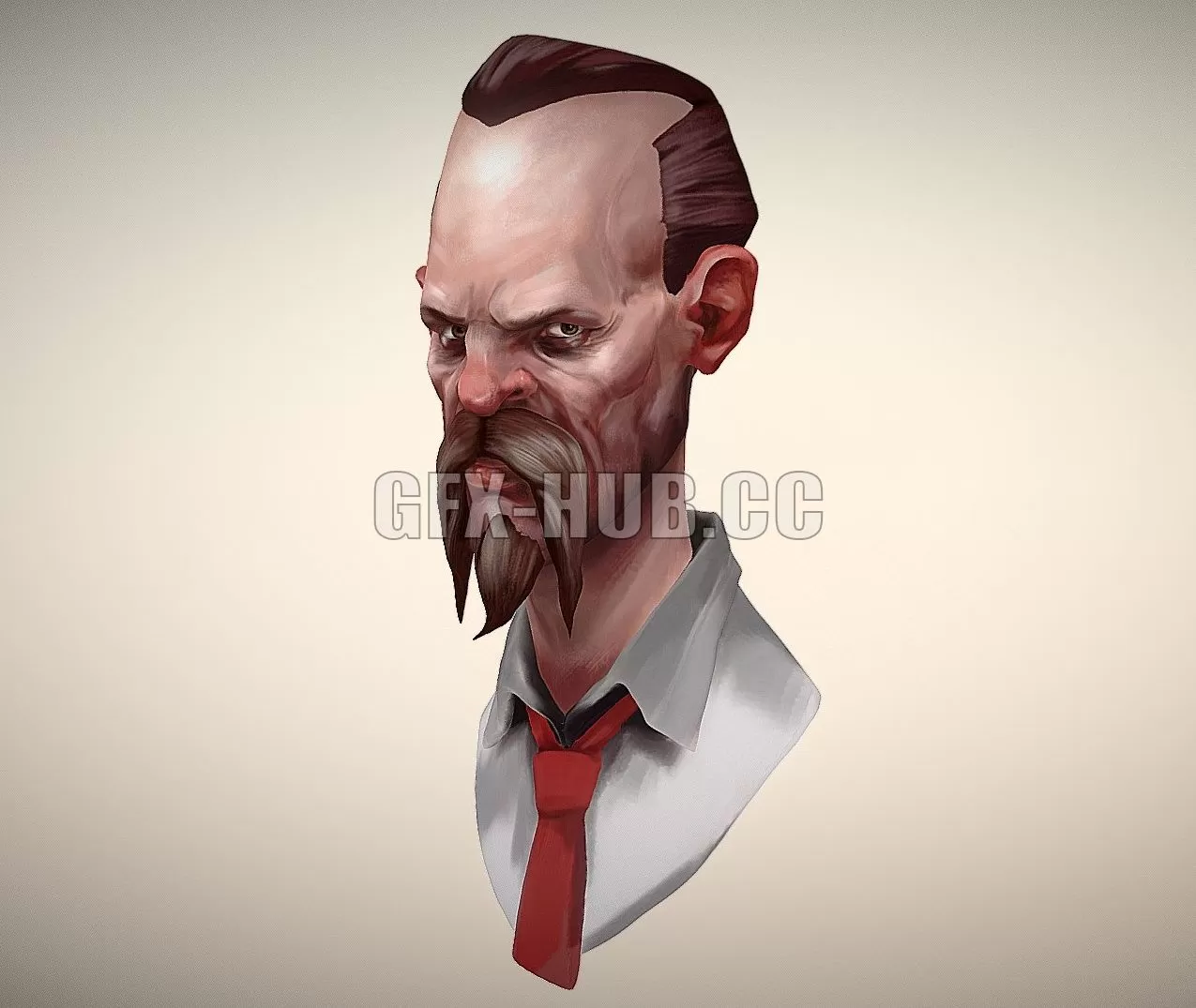 PBR Game 3D Model – A dude sculpt