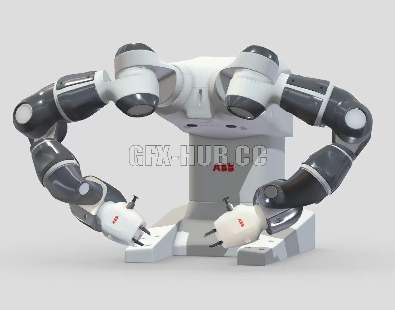 PBR Game 3D Model – ABB Yumi Industrial Robot