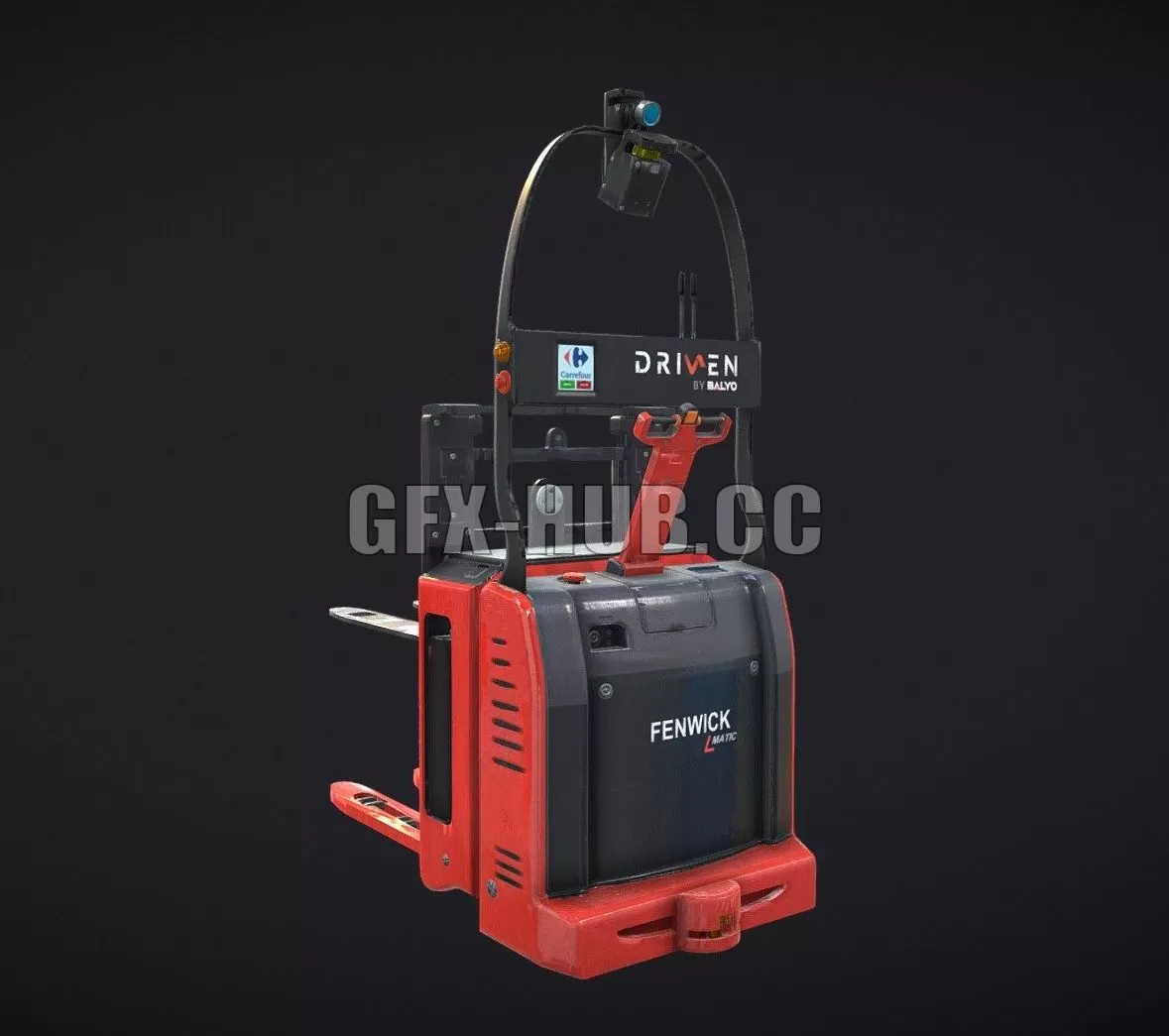 PBR Game 3D Model – Agv Machine