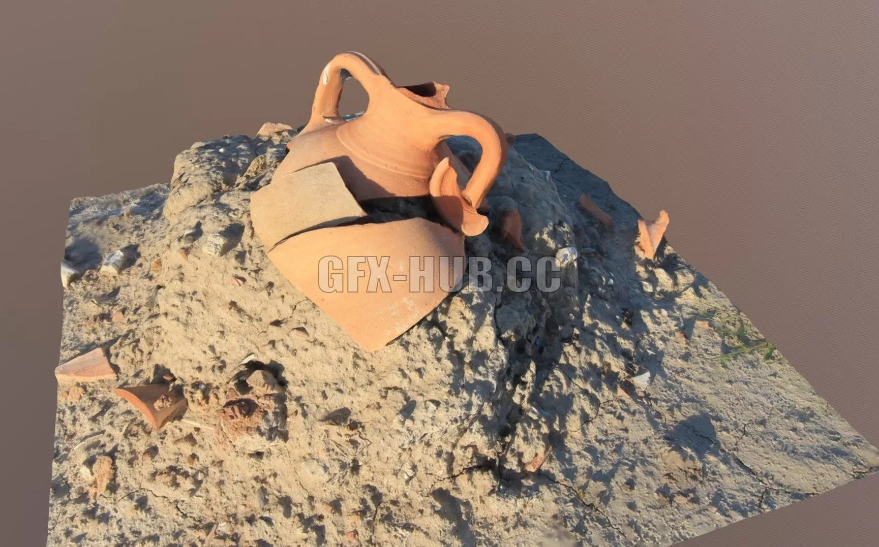 PBR Game 3D Model – Amphora