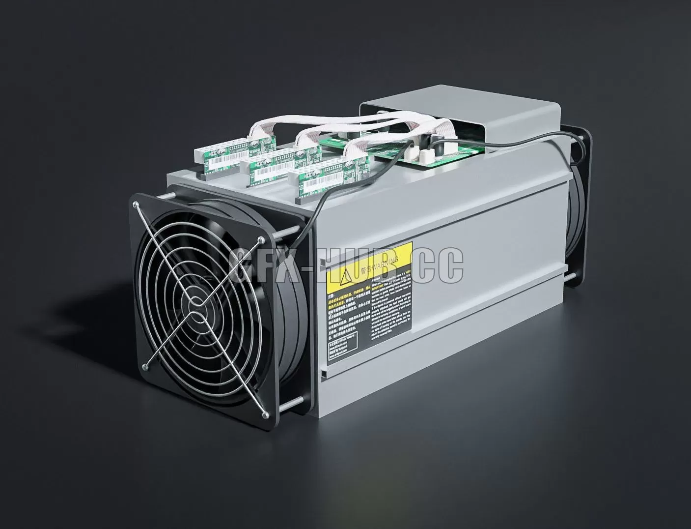 PBR Game 3D Model – Antminer S9