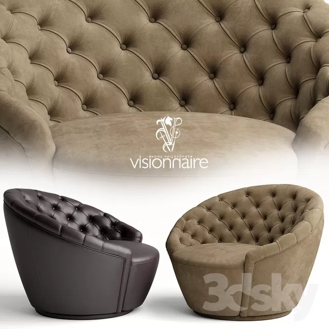 3DSKYMODEL – Armchair – 3117