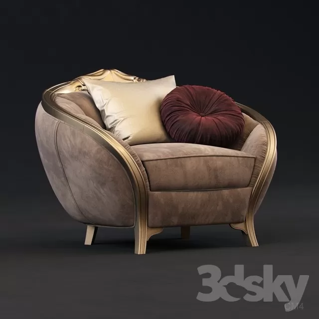 3DSKYMODEL – Armchair – 3118