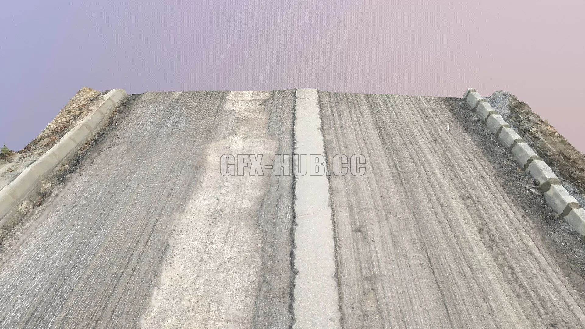 PBR Game 3D Model – Asphalt