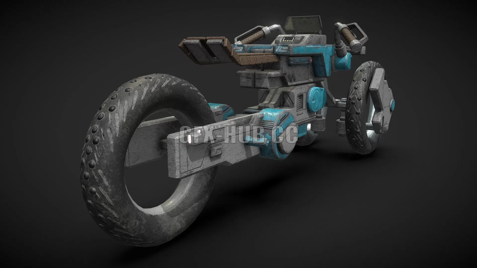 PBR Game 3D Model – Athiel FFT-3W