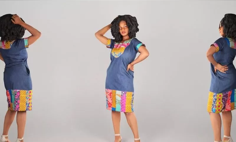 PBR Game 3D Model – Attractive African woman in dress