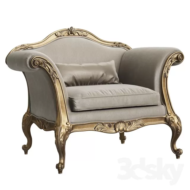 3DSKYMODEL – Armchair – 3129